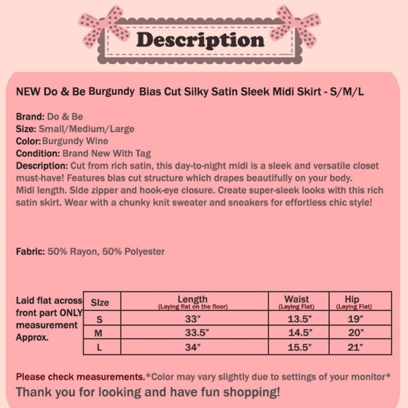 Wine Silky Satin Bias Cut Flowy Drape Midi Skirt - Picture 8 of 8